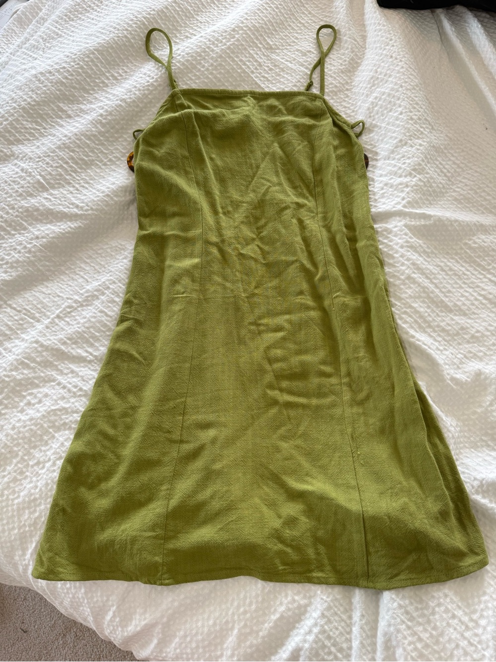 Sienna Sky Olive Green Mini Dress